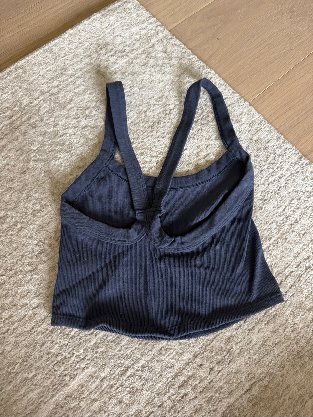 FP Movement by Free People Navy Ribbed Tank Top - Picture 2 of 2